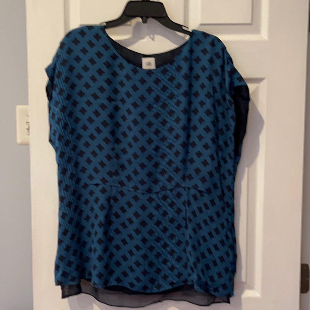Cabi size Large Peplum Pronted Blouse.